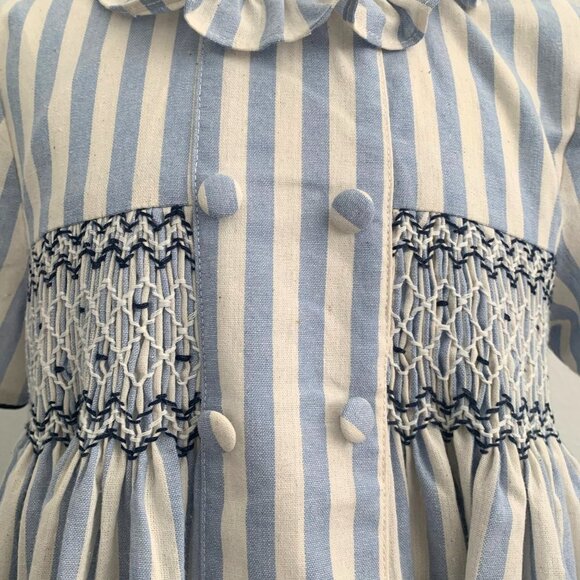 NWT Beautiful Girls Smocked Dress Spanish Style Embroidered Princess Boutique 2T - Picture 9 of 13